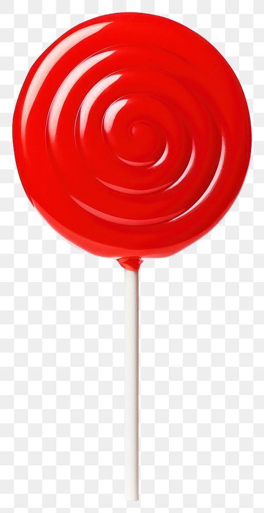 PNG Red lolipop candy lollipop food. 