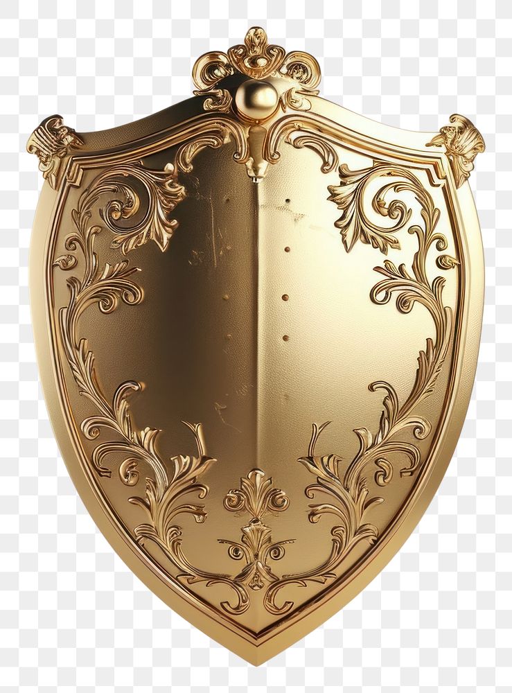PNG Luxury Shield locket shield gold.