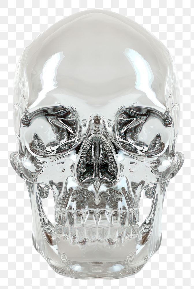 PNG Glass sculpture anatomy spooky.
