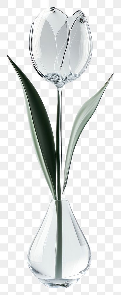 PNG Flower glass plant vase.