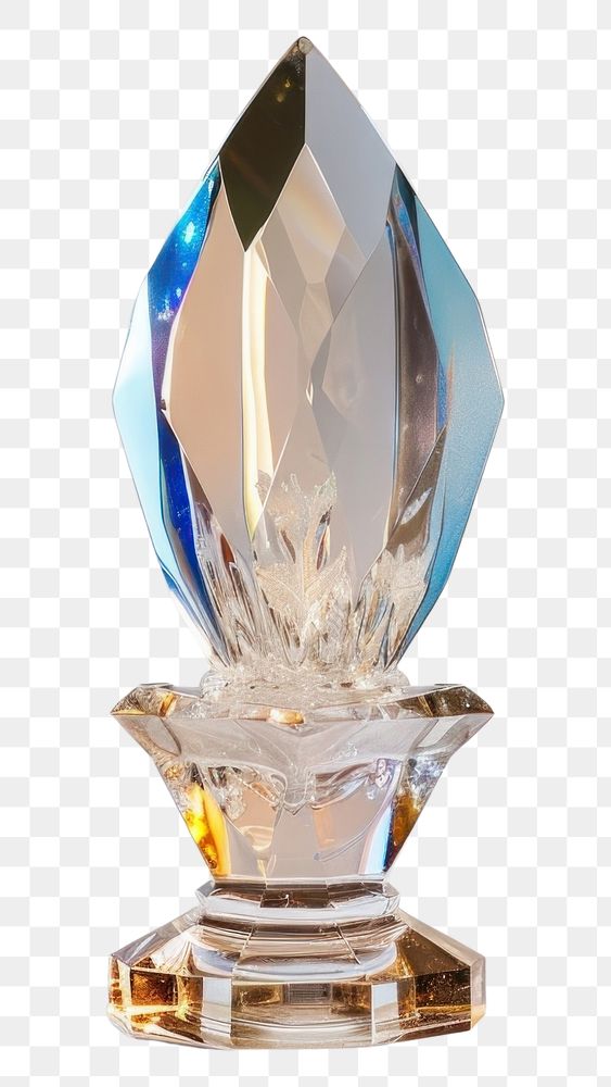 PNG Crystal trophy cosmetics lighting jewelry.