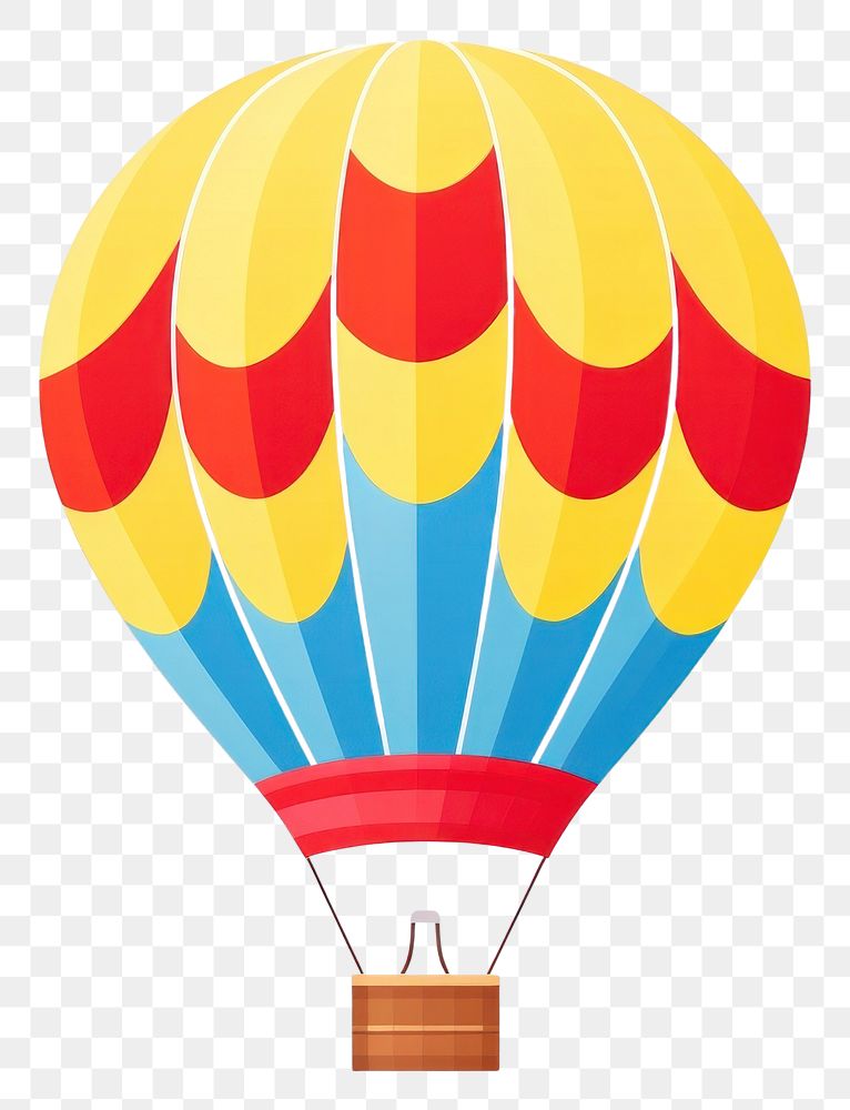 PNG Circus hot air balloon aircraft vehicle transportation. AI generated Image by rawpixel.
