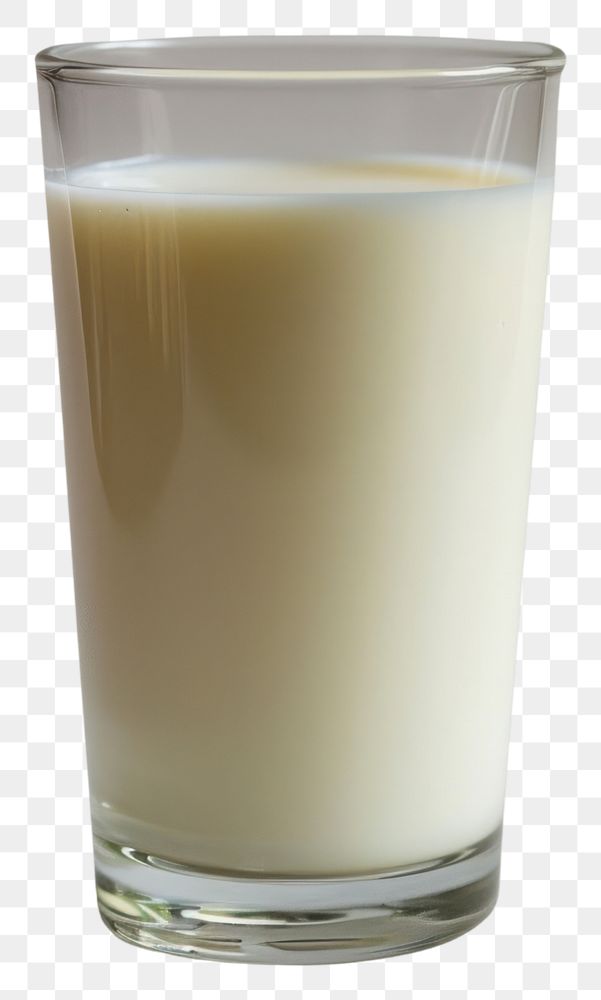 PNG  Glass of milk dairy drink food.