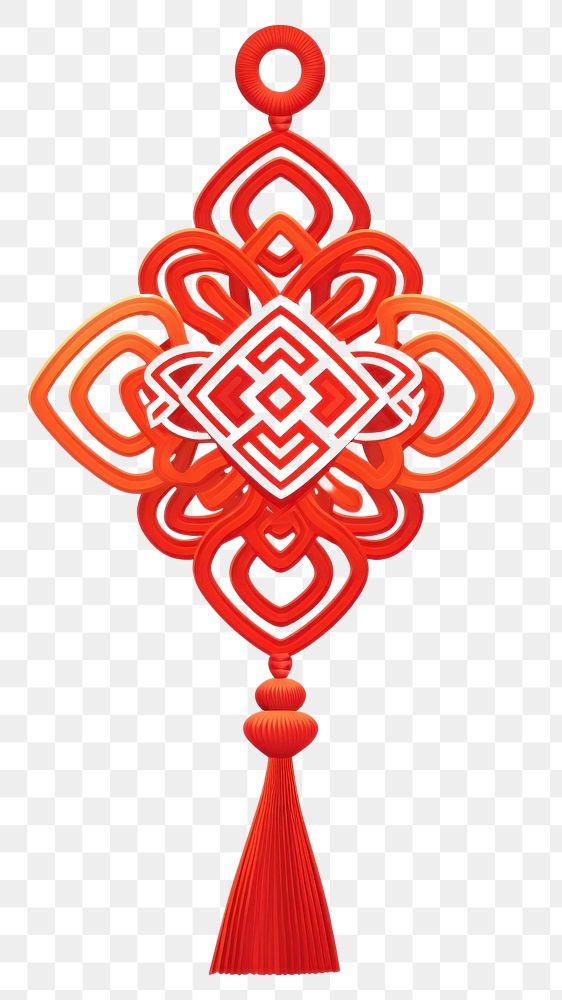 PNG Chinese knot decoration art chinese new year.