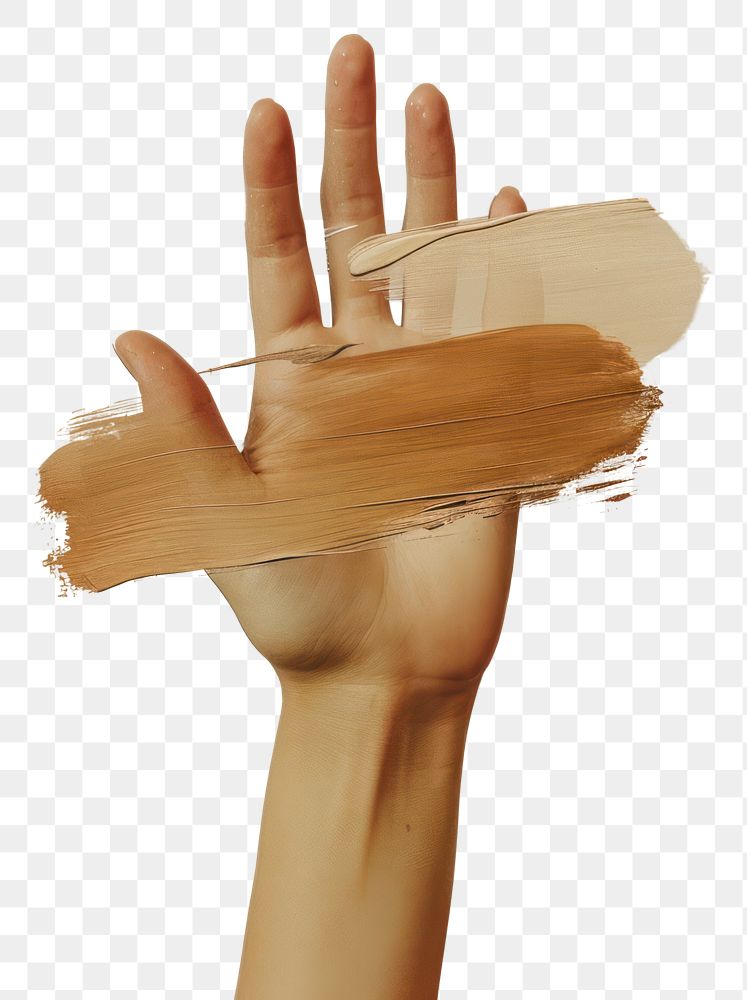 PNG Hand finger adult brown.
