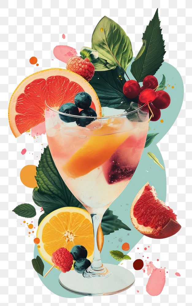 PNG Drink food strawberry grapefruit.