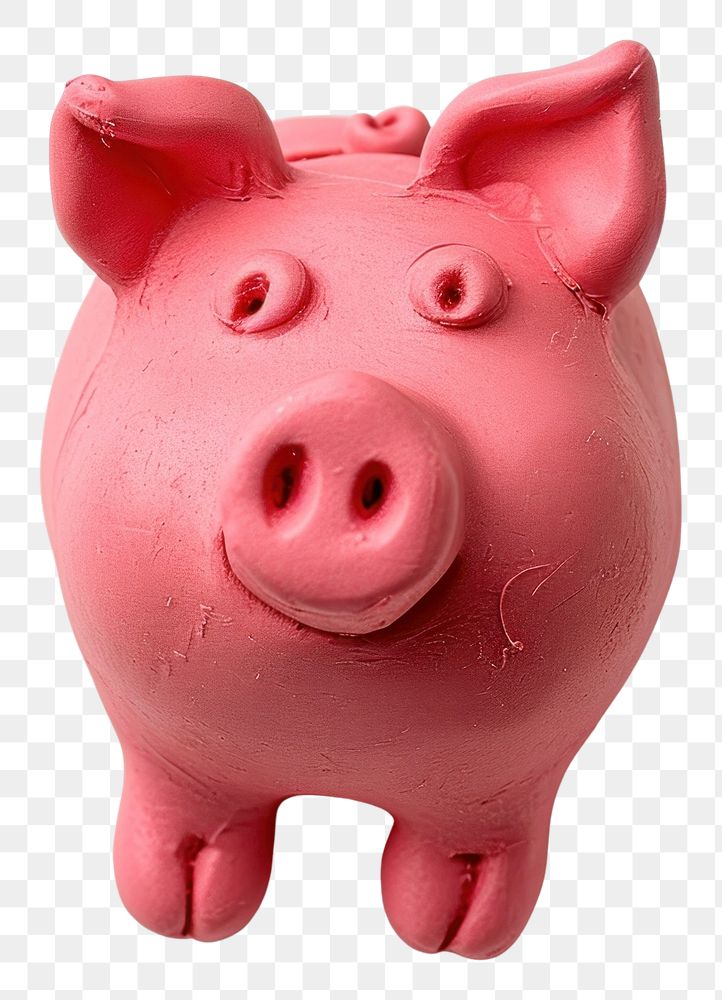 PNG  Plasticine of piggy bank mammal representation investment.