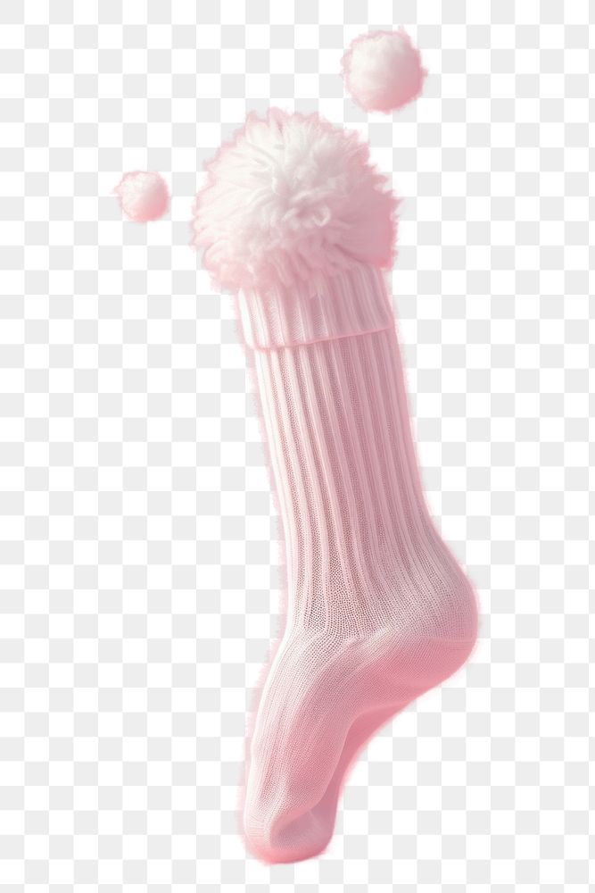 PNG  Socks mockup white pink pink background.