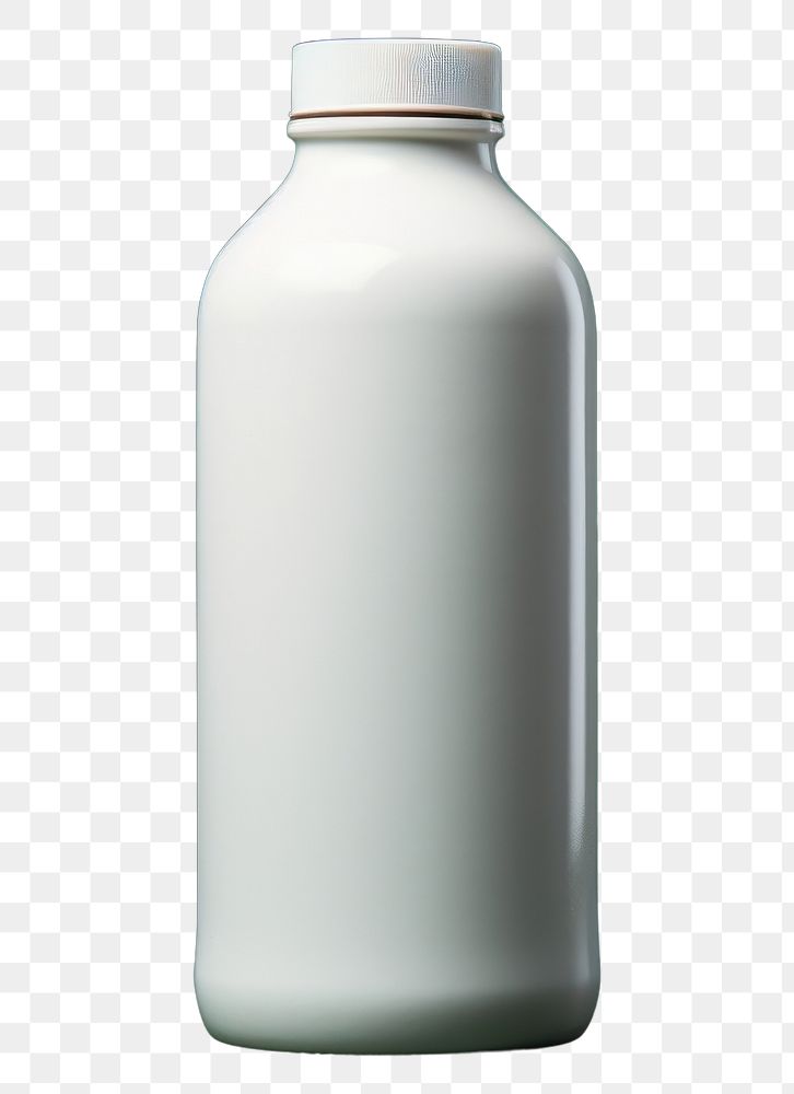 PNG White blank bottle mockup dairy drink green.