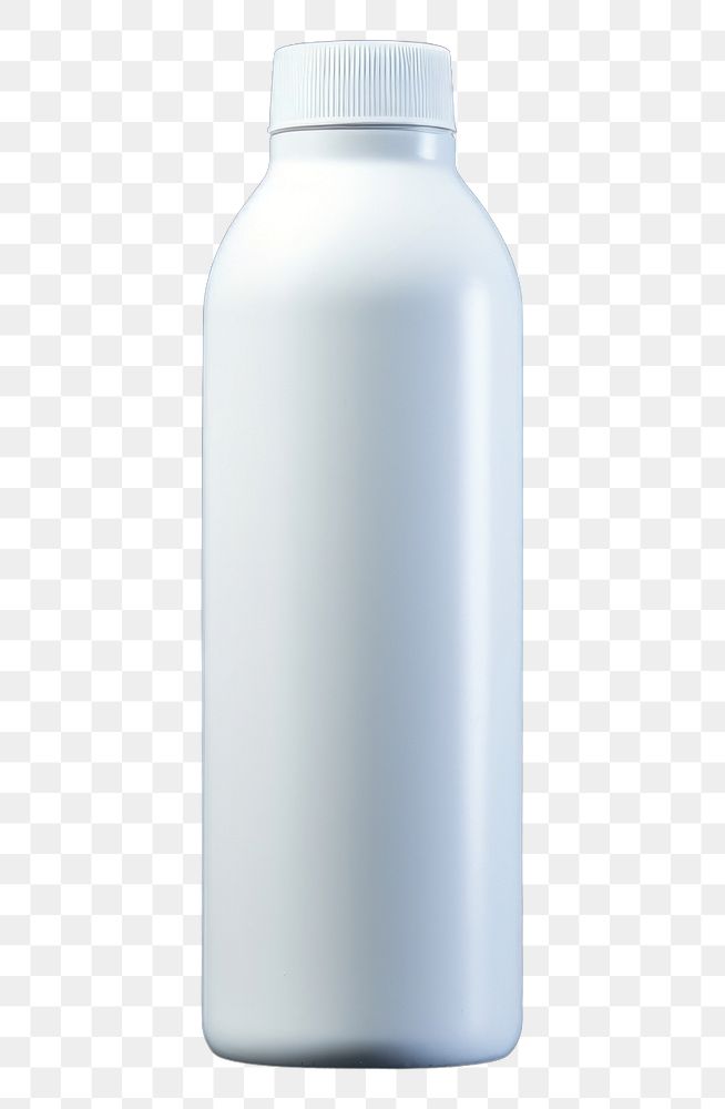 PNG White blank bottle mockup dairy milk blue.
