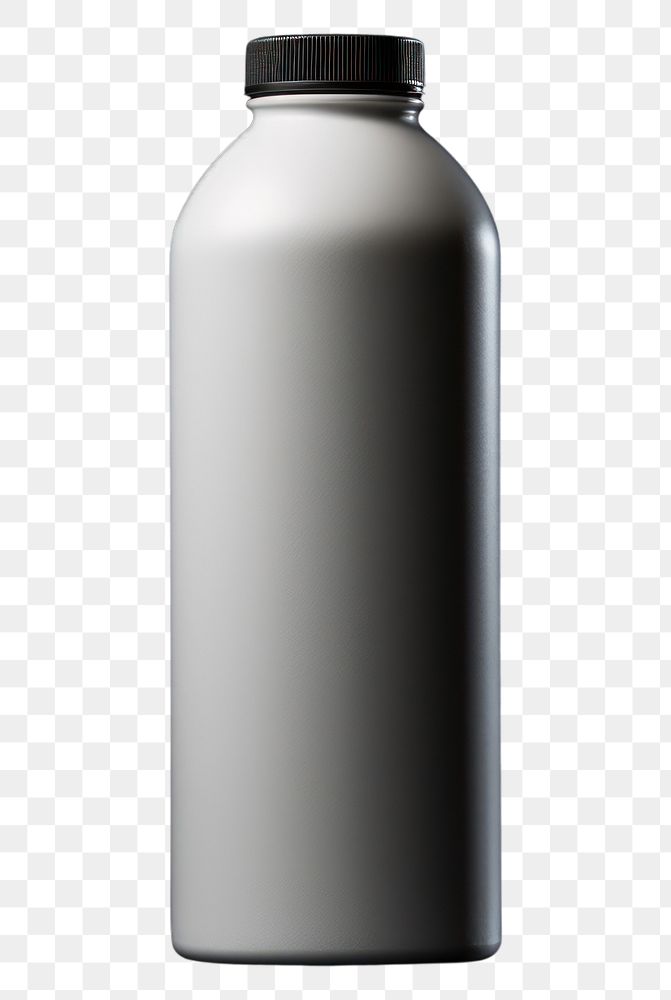 PNG White blank bottle mockup drink dairy black.