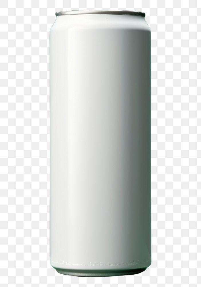 PNG White blank can mockup drink green green background.