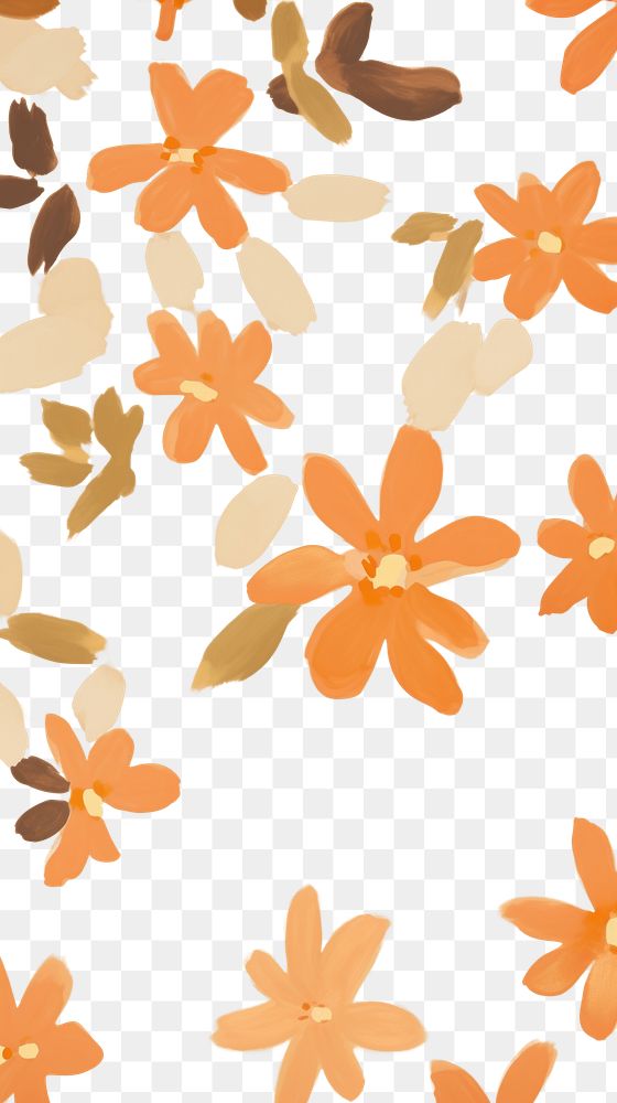 PNG  Flower pattern backgrounds wallpaper. AI generated Image by rawpixel.