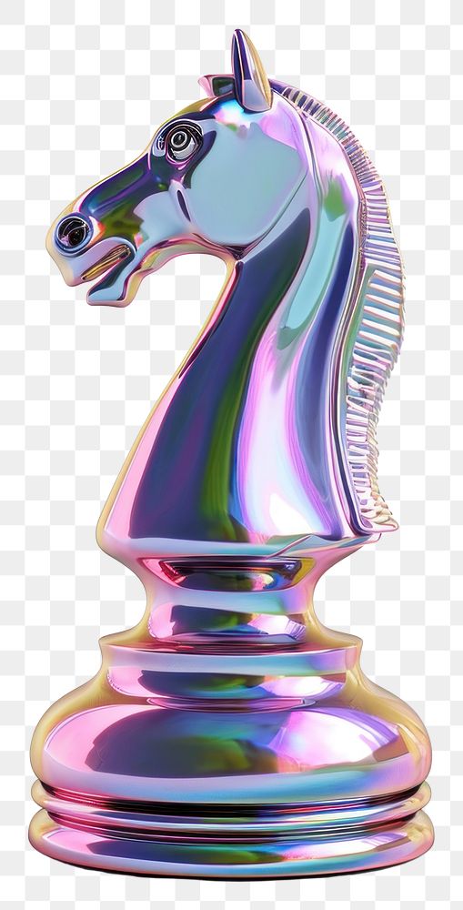 PNG  Knight chess icon iridescent mammal horse game.
