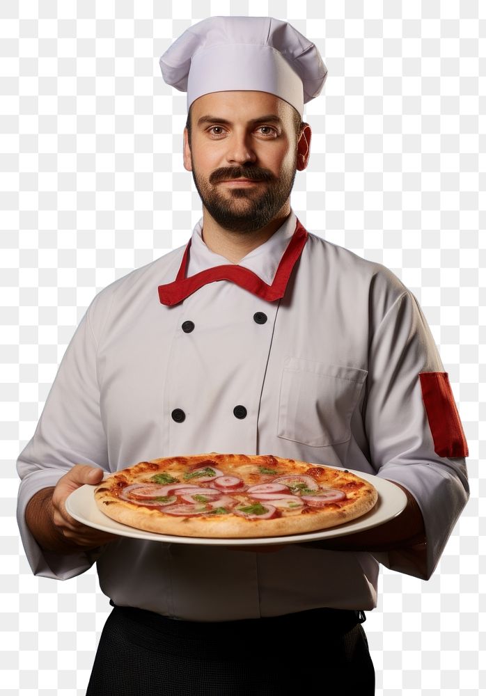 PNG Man pizza uniform adult.