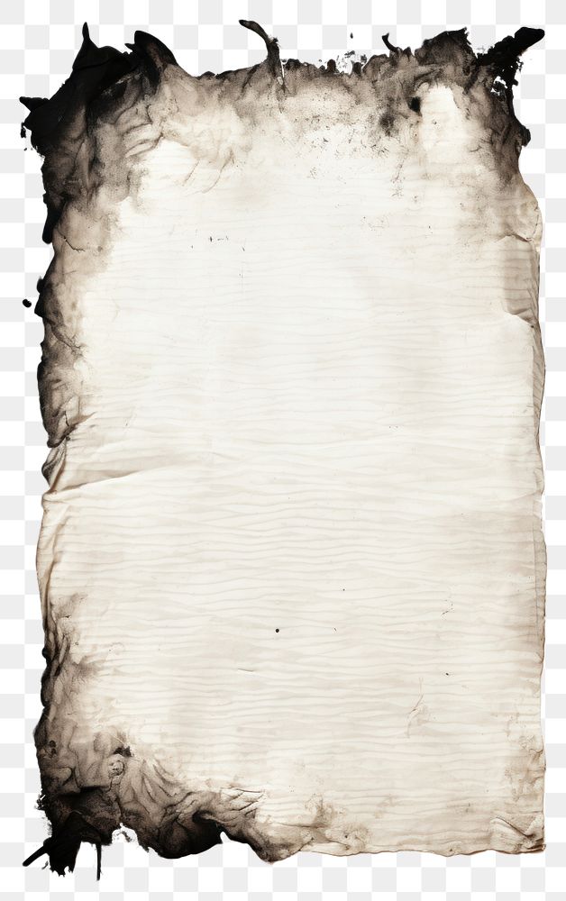 PNG  White paper with burnt backgrounds document text.