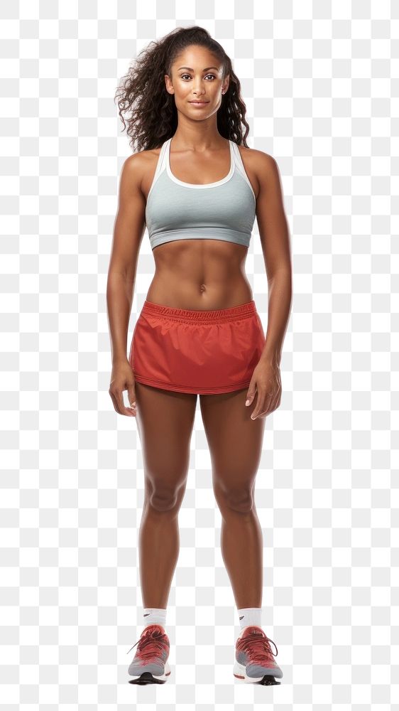 PNG African american woman shorts sports adult. AI generated Image by rawpixel.