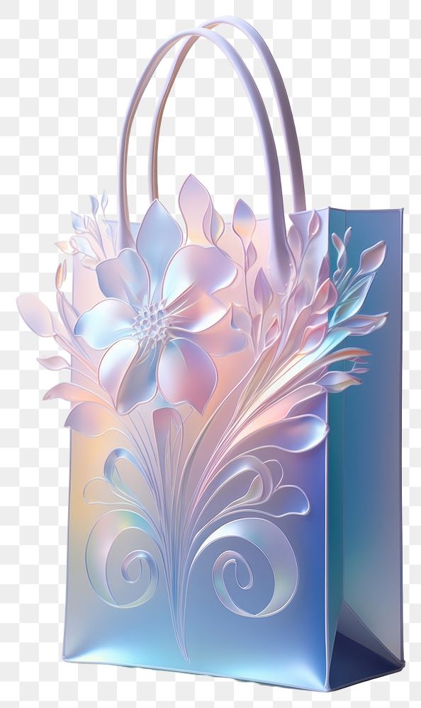 PNG  Shopping bag handbag art celebration.