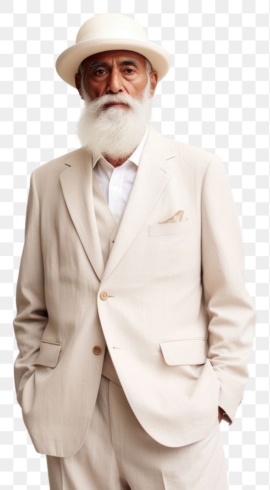 PNG Cream formal suit mockup portrait fashion blazer.