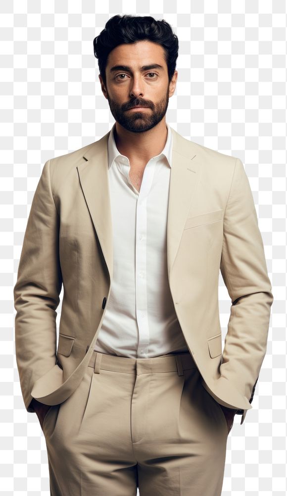 PNG Cream casual suit mockup fashion blazer adult.