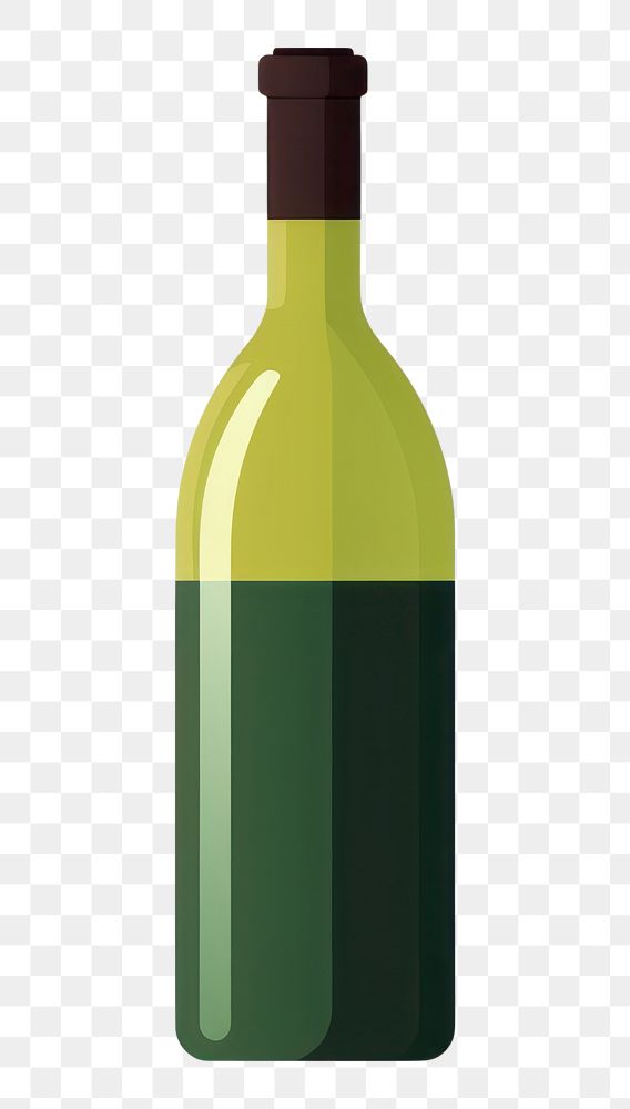 PNG  Wine bottle glass drink white background.