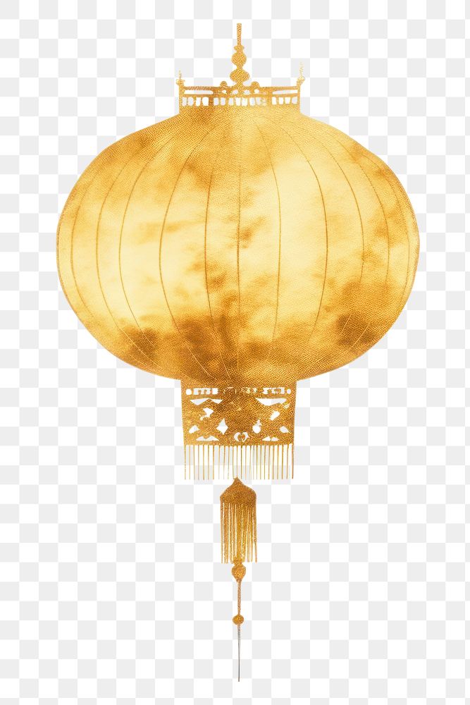 PNG  Chinese gold lamp architecture celebration decoration. AI generated Image by rawpixel.