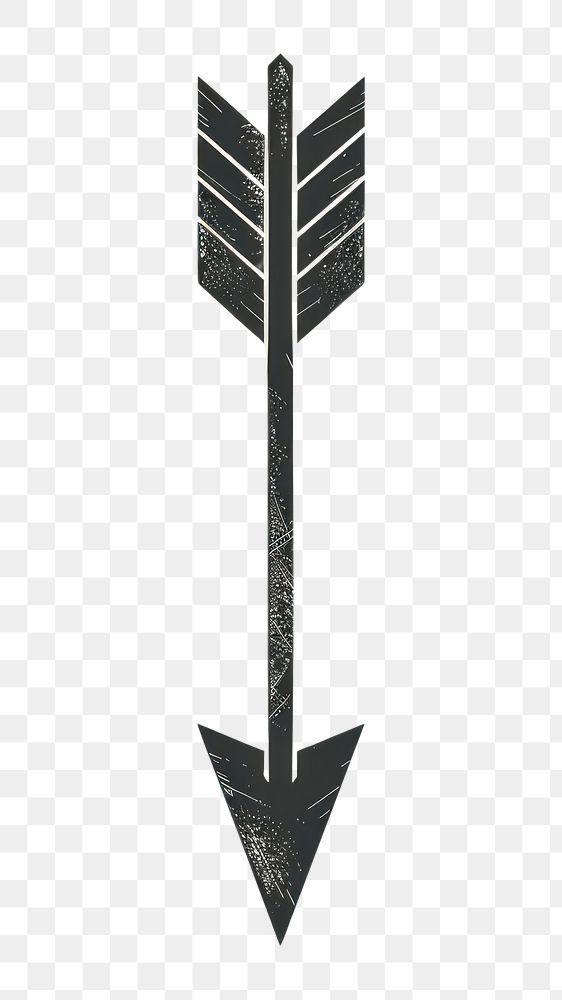 PNG Cartoon style symbol arrow arrowhead. AI generated Image by rawpixel.