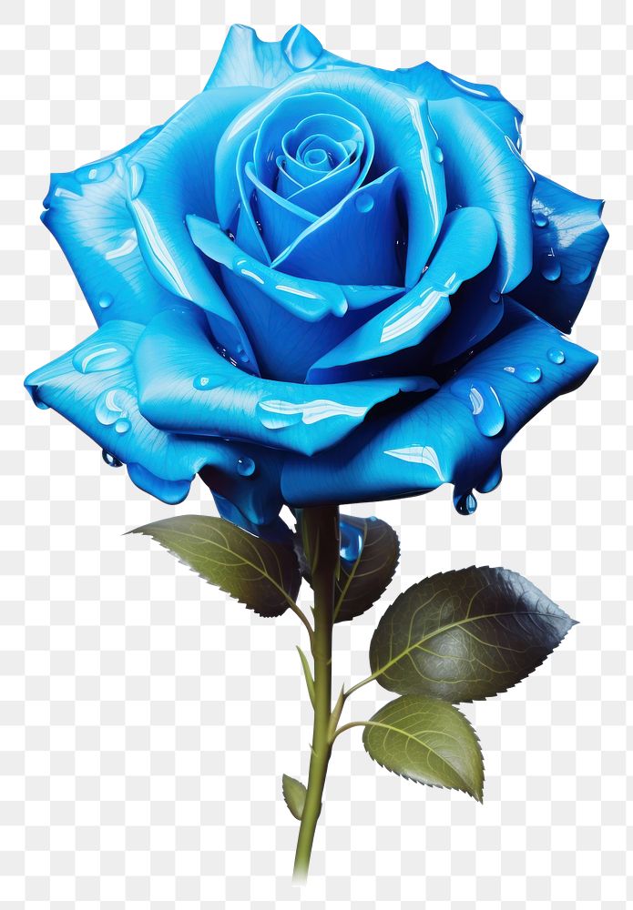 PNG A Blue Rose rose flower plant.