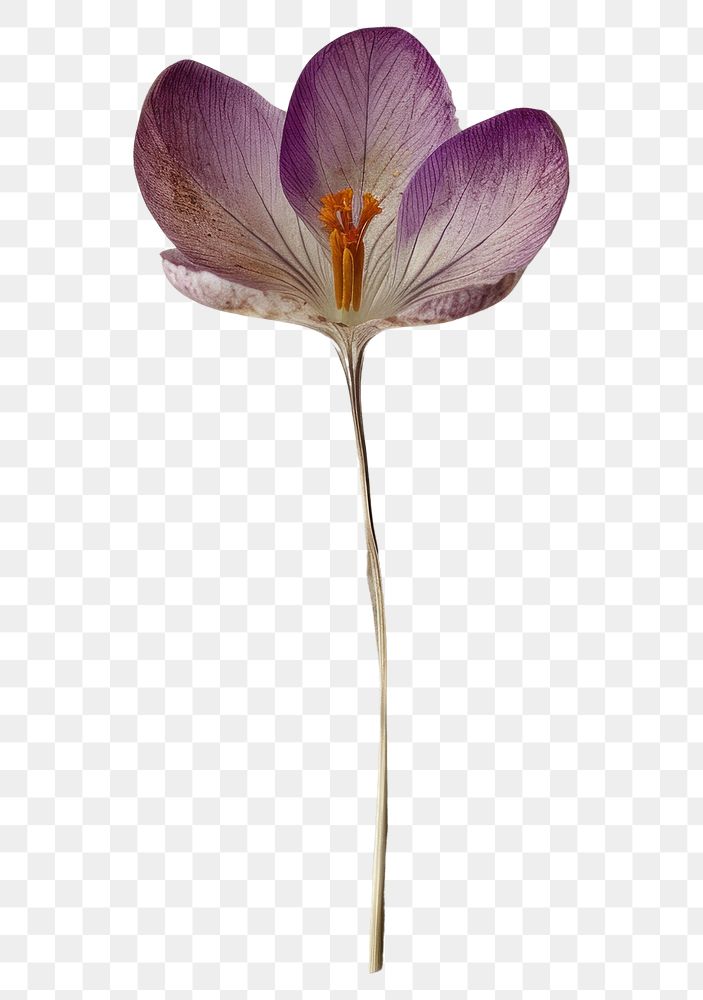 PNG Real Pressed Crocus Ivy | Premium PNG - rawpixel