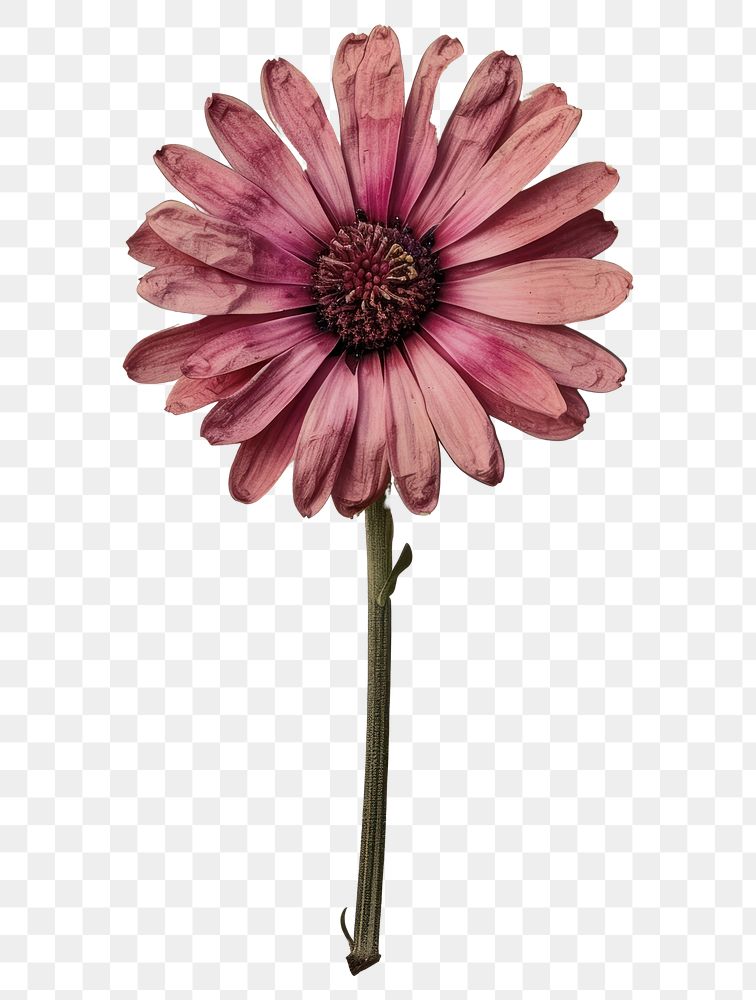 PNG Real Pressed a Gerbera flower petal plant.