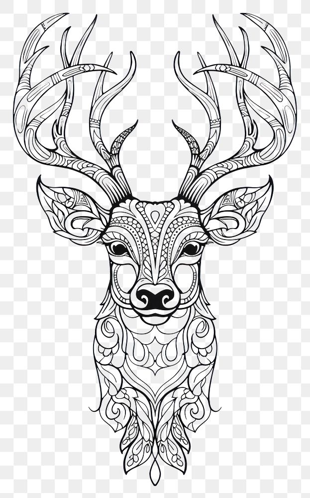 PNG Deer sketch drawing mammal