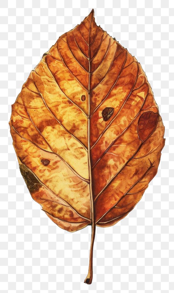 PNG  An Autumn leaf dry brance autumn plant white background.