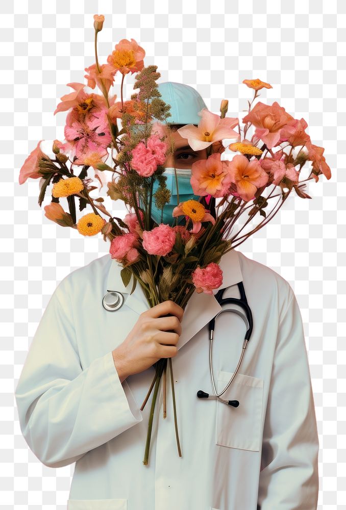 PNG Doctor flower portrait doctor.