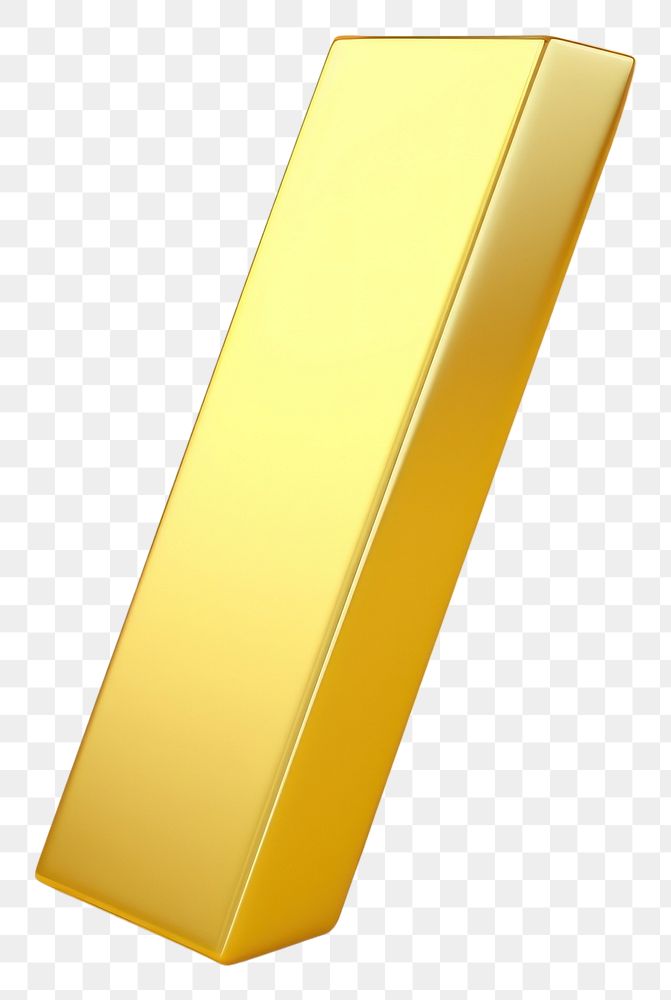 PNG  A gold bar simplicity jewelry yellow.