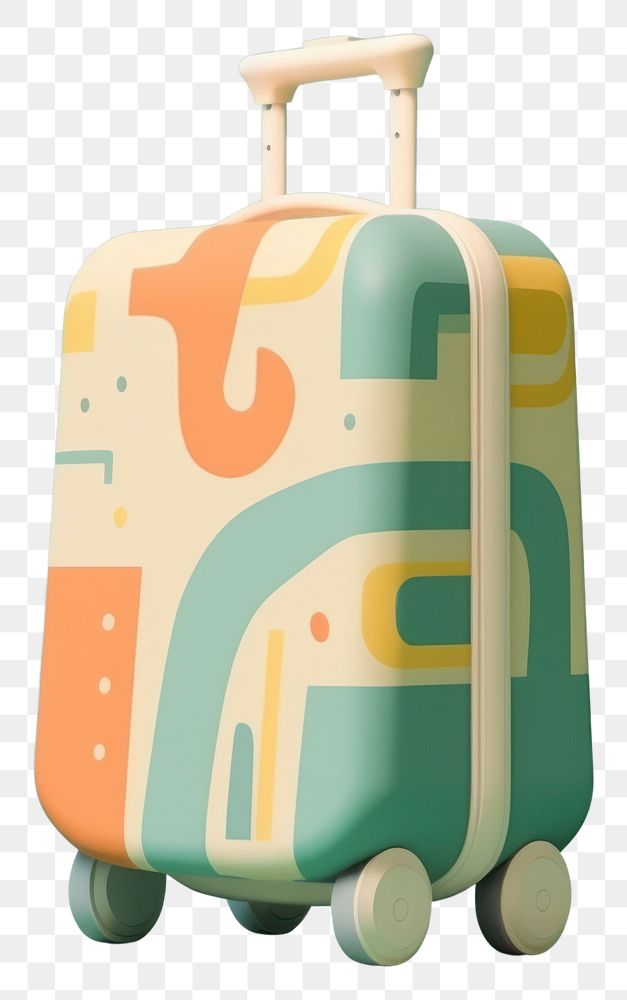 PNG  A luggage suitcase pattern art.