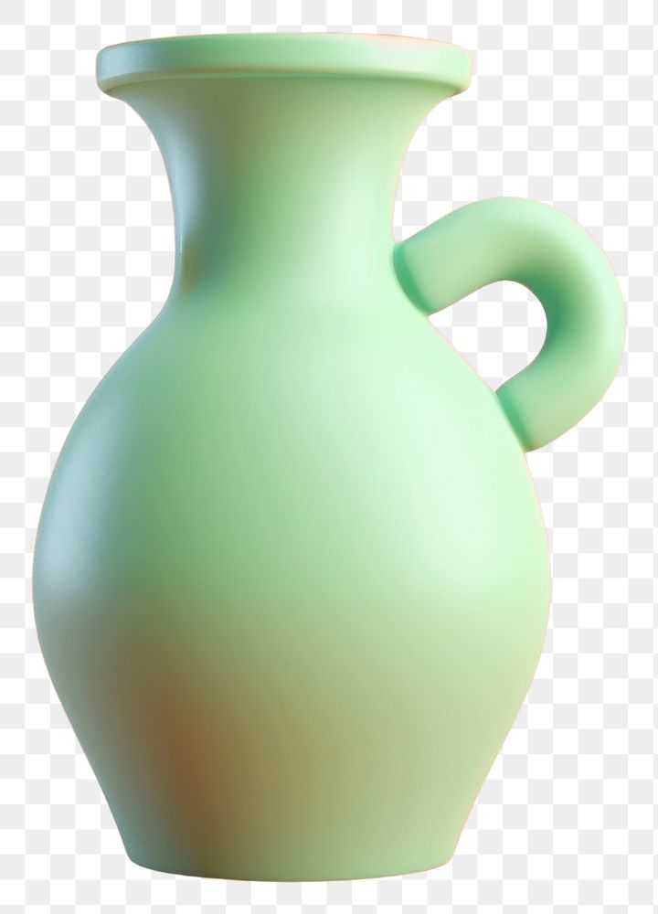 PNG  A pot pottery vase jug.