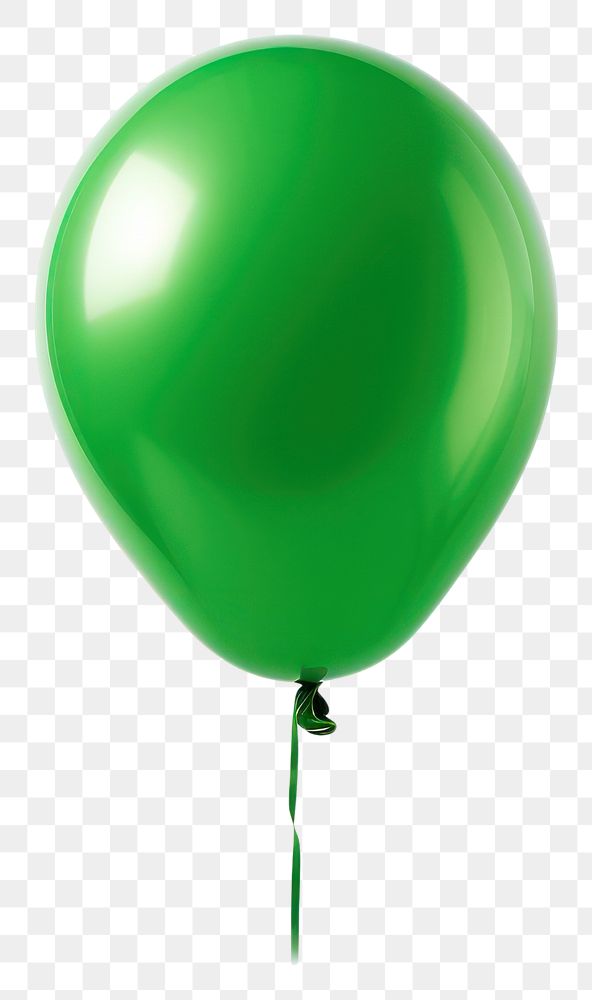 PNG  Balloon green white background anniversary. AI generated Image by rawpixel.