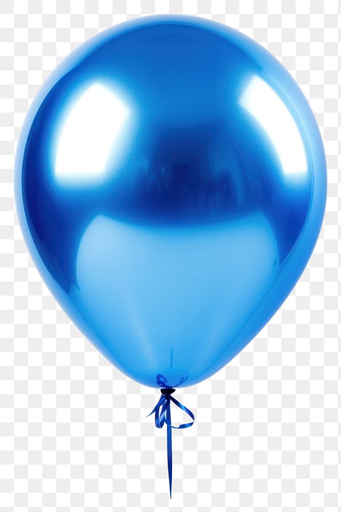 PNG  Balloon blue celebration anniversary. AI generated Image by rawpixel.