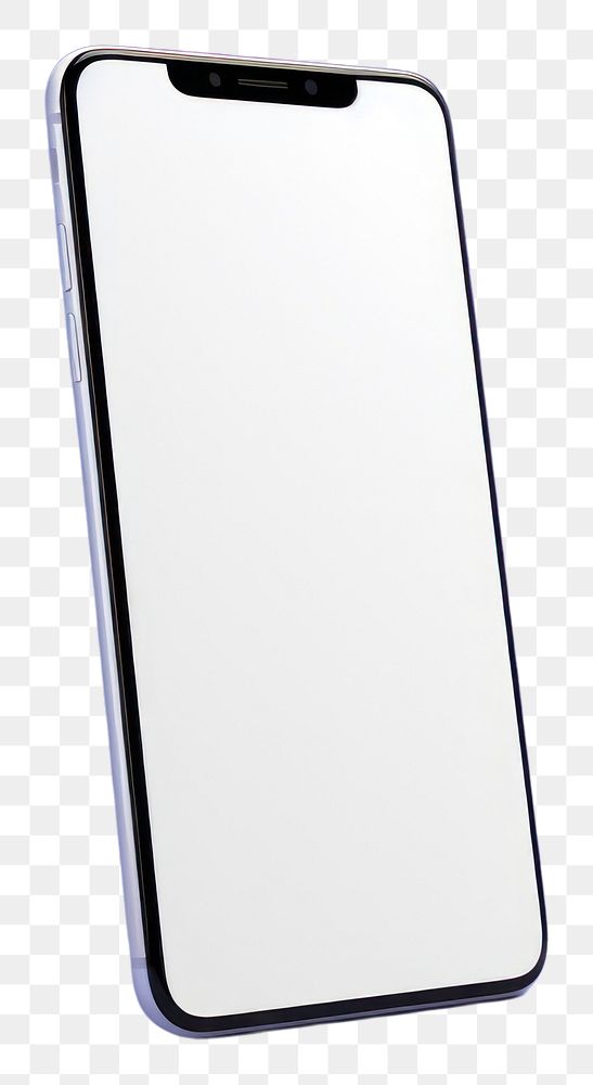 PNG White blank mobile mockup mockup portability electronics technology.