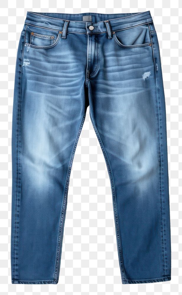 PNG Denim pants jeans mockup trousers footwear clothing.