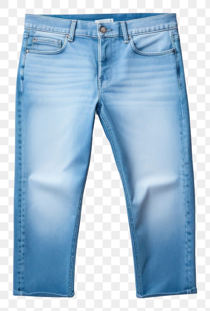 PNG Denim pants jeans mockup plant leaf trousers.