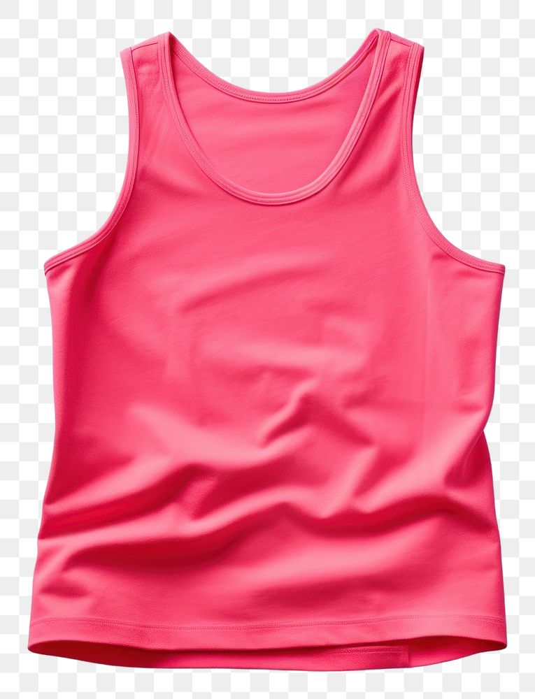 PNG Blank tank top mockup sportswear coathanger undershirt.