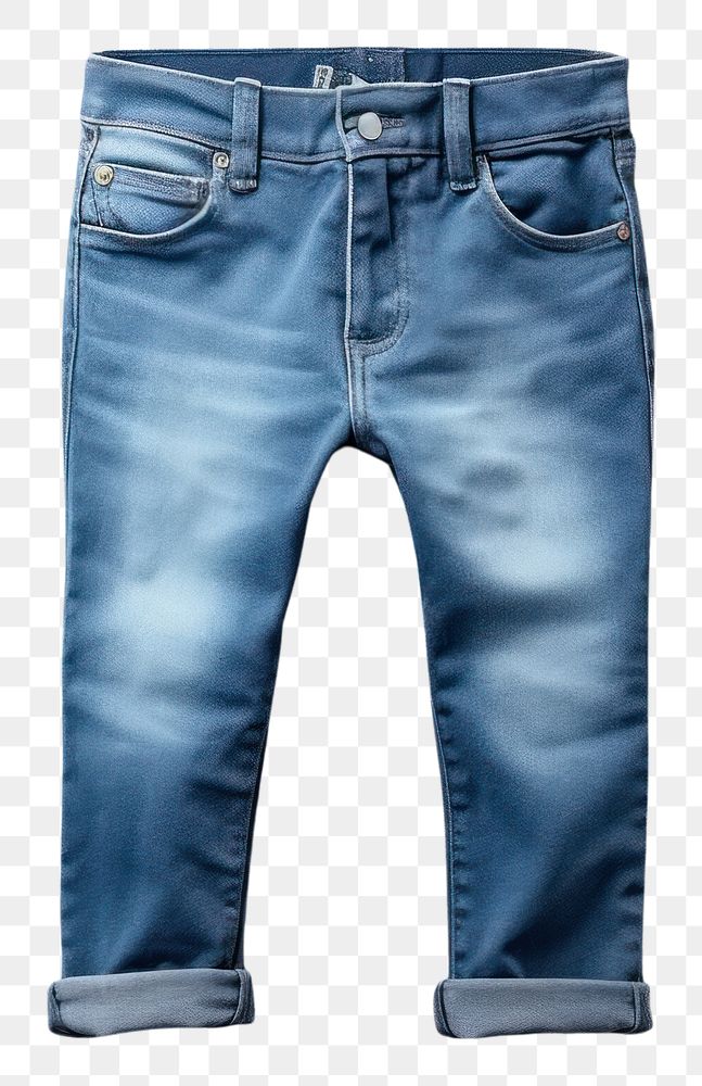 PNG Denim pants jeans mockup trousers standing clothing.