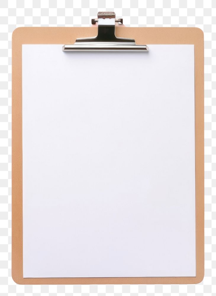 PNG Clipboard mockup document paper diary.