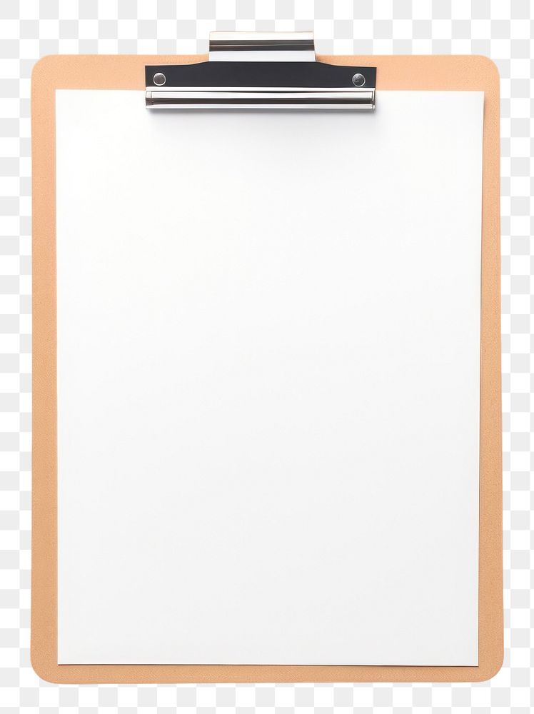 PNG Clipboard mockup rectangle document yellow.
