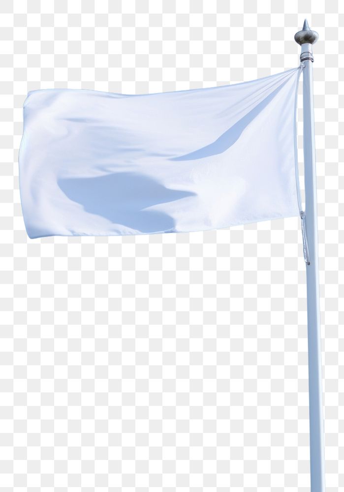 PNG White long vertical flag banner blue sky patriotism.