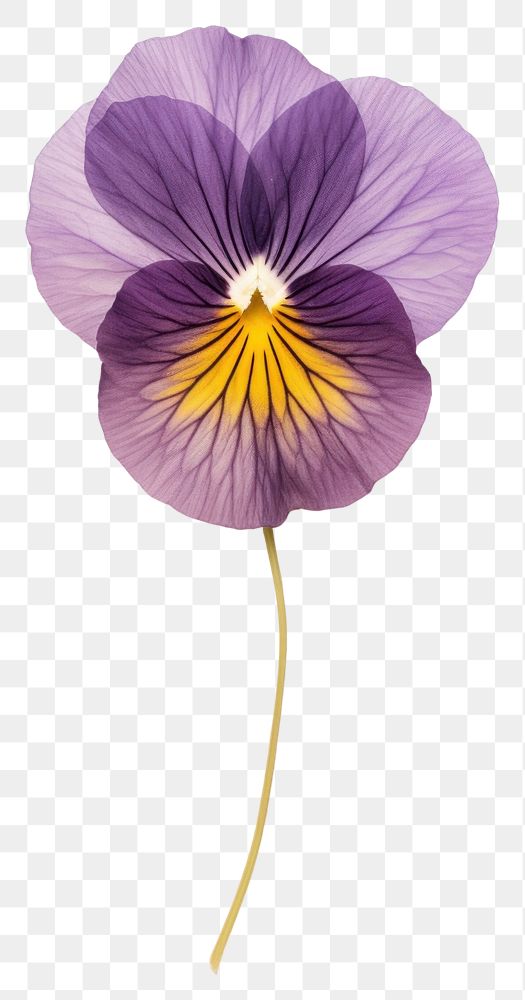 PNG Real Pressed a Pansy flower pansy petal.