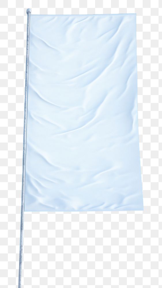 PNG Close up white blank vertical banner flag blue sky.