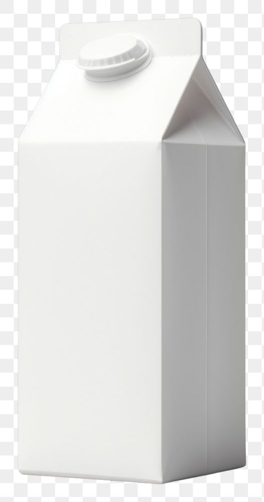 PNG Milk carton 300 ML mockup packaging white container porcelain.