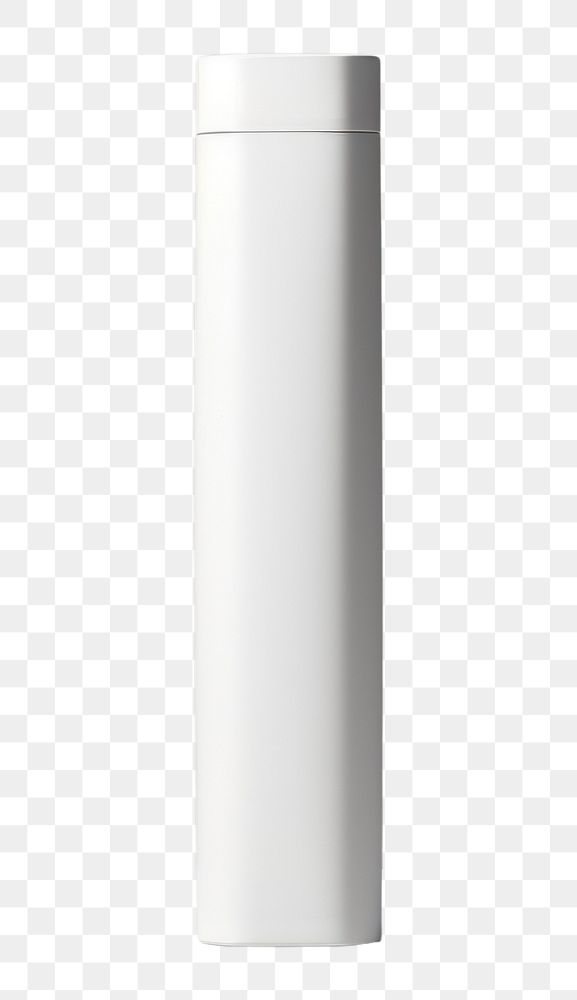 PNG Sugar elongated subtle minimalism mockup packaging cylinder white gray.